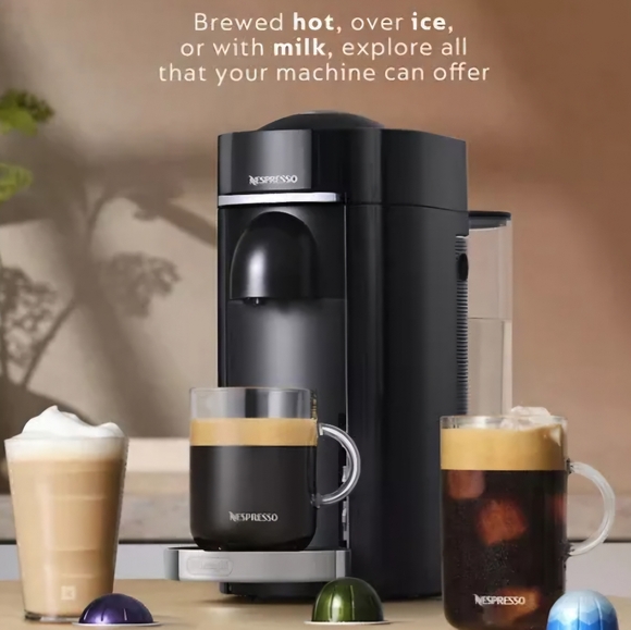 Nespresso Vertuo Plus & aeroccino3 Coffee Maker - Picture 2 of 7